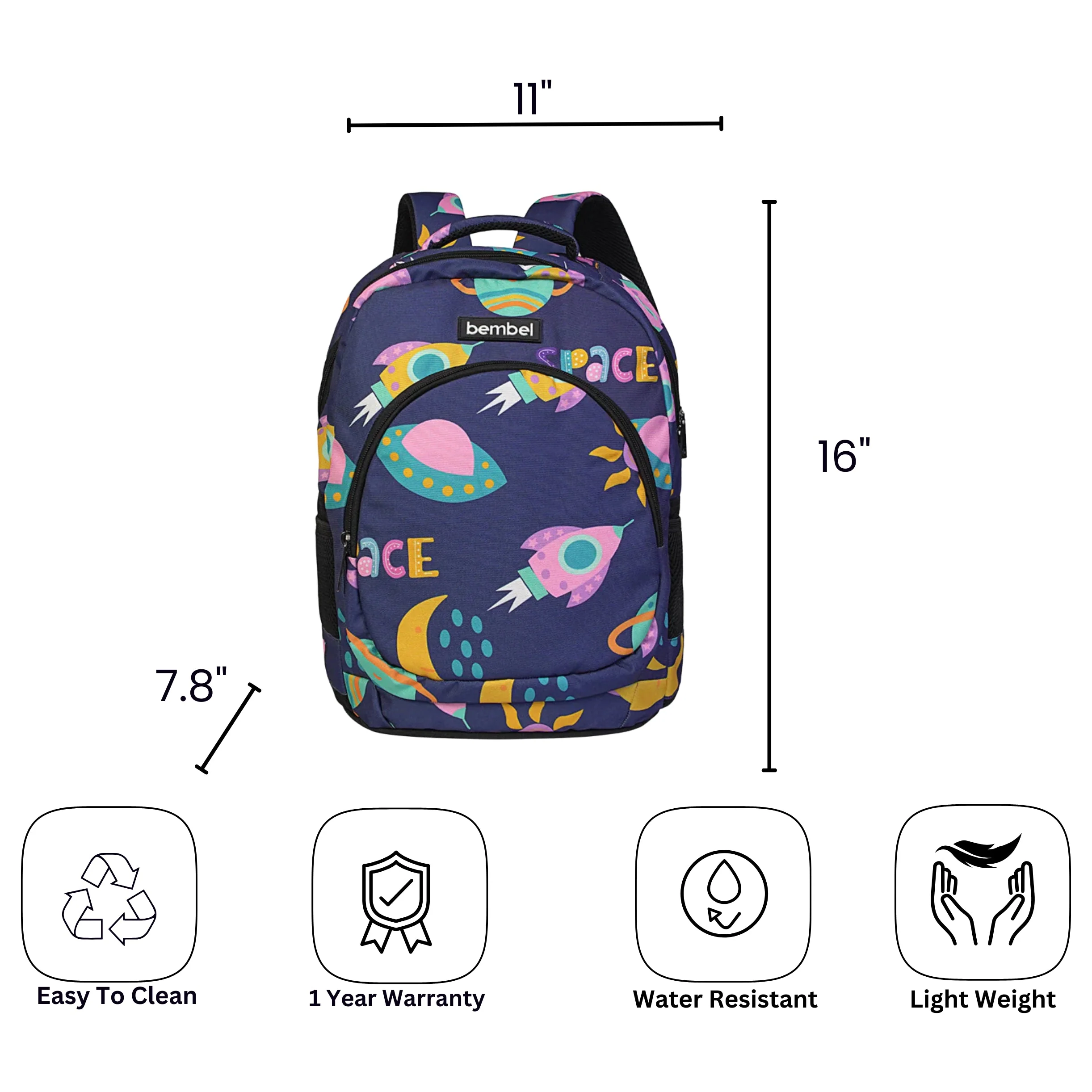 Bembel 16" Backpack - Space - Image 6