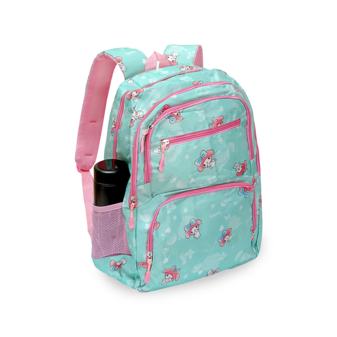 Bembel 17" Backpack - Kitty (Green) - Image 4