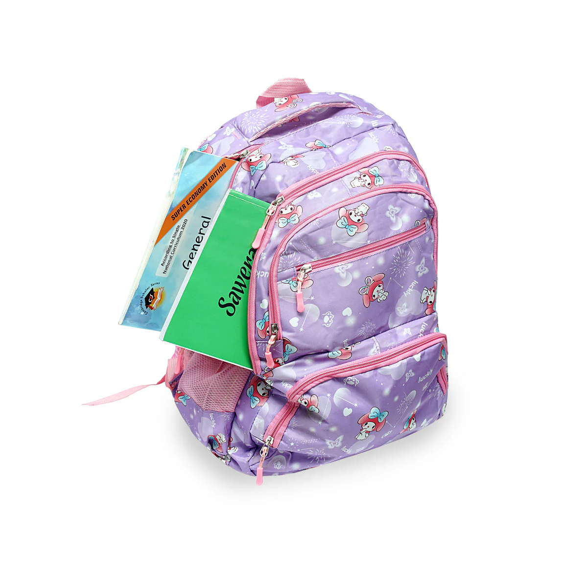 Bembel 17" Backpack - Kitty (Purple) - Image 2