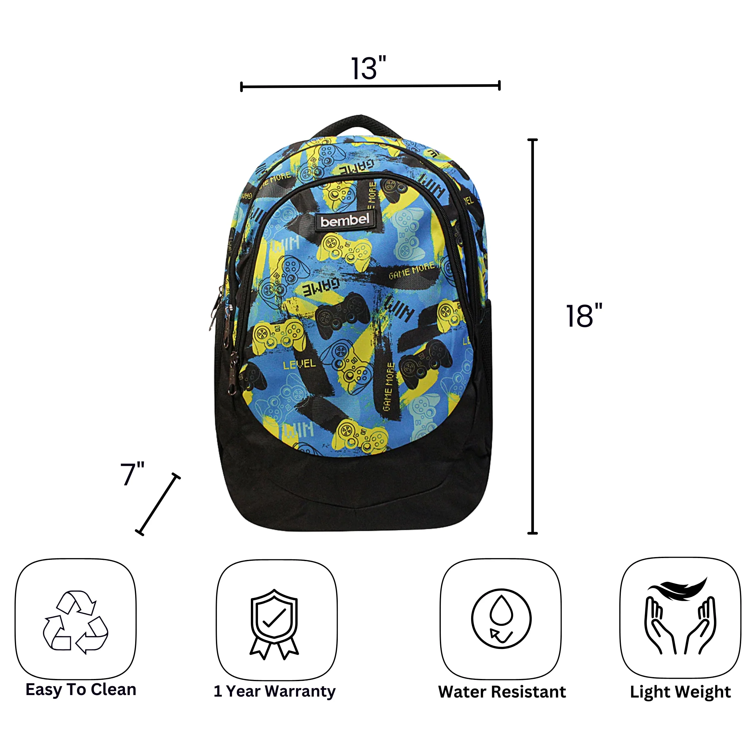 Bembel 18" Backpack - Game On - Image 7