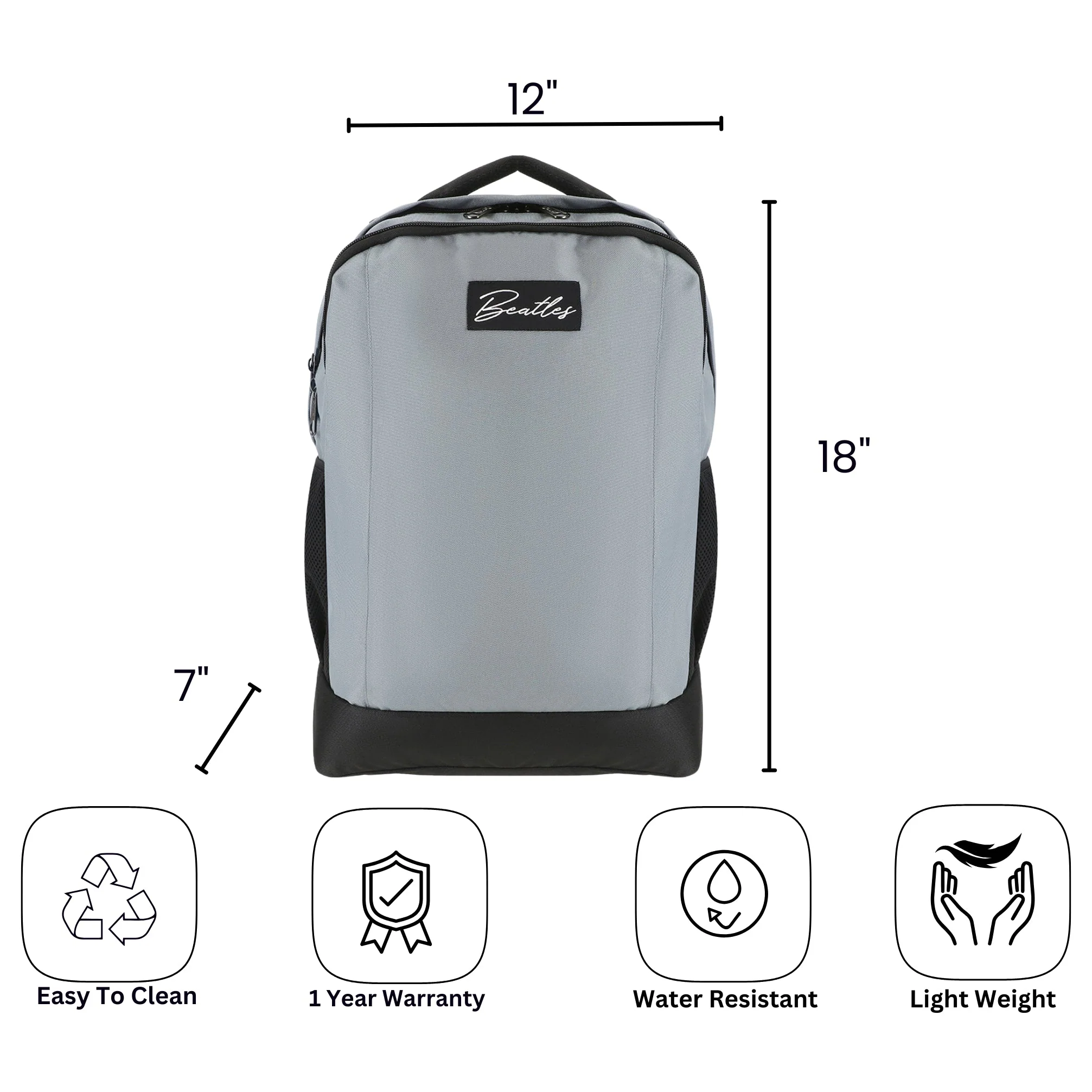 Bembel 18" Inbound Backpack - Grey - Image 6