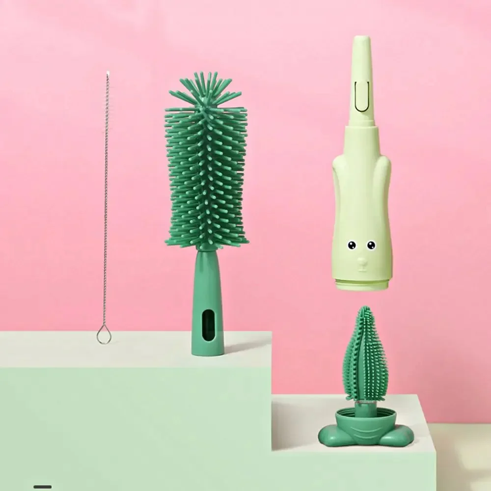 3In1 Bottle & Nipple Brush Green - Sunshine - Image 5