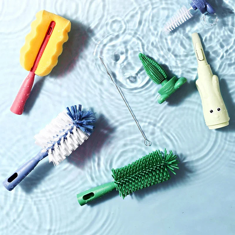 3In1 Silicon Bottle & Nipple Brush Green - Sunshine - Image 5
