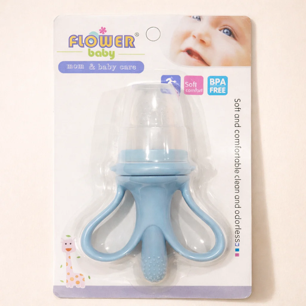 Baby 2In1 Food Soother & Teether Blue - Sunshine