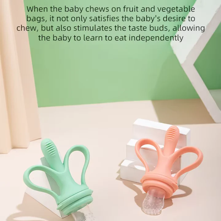 Baby 2In1 Food Soother & Teether Peach - Sunshine - Image 6