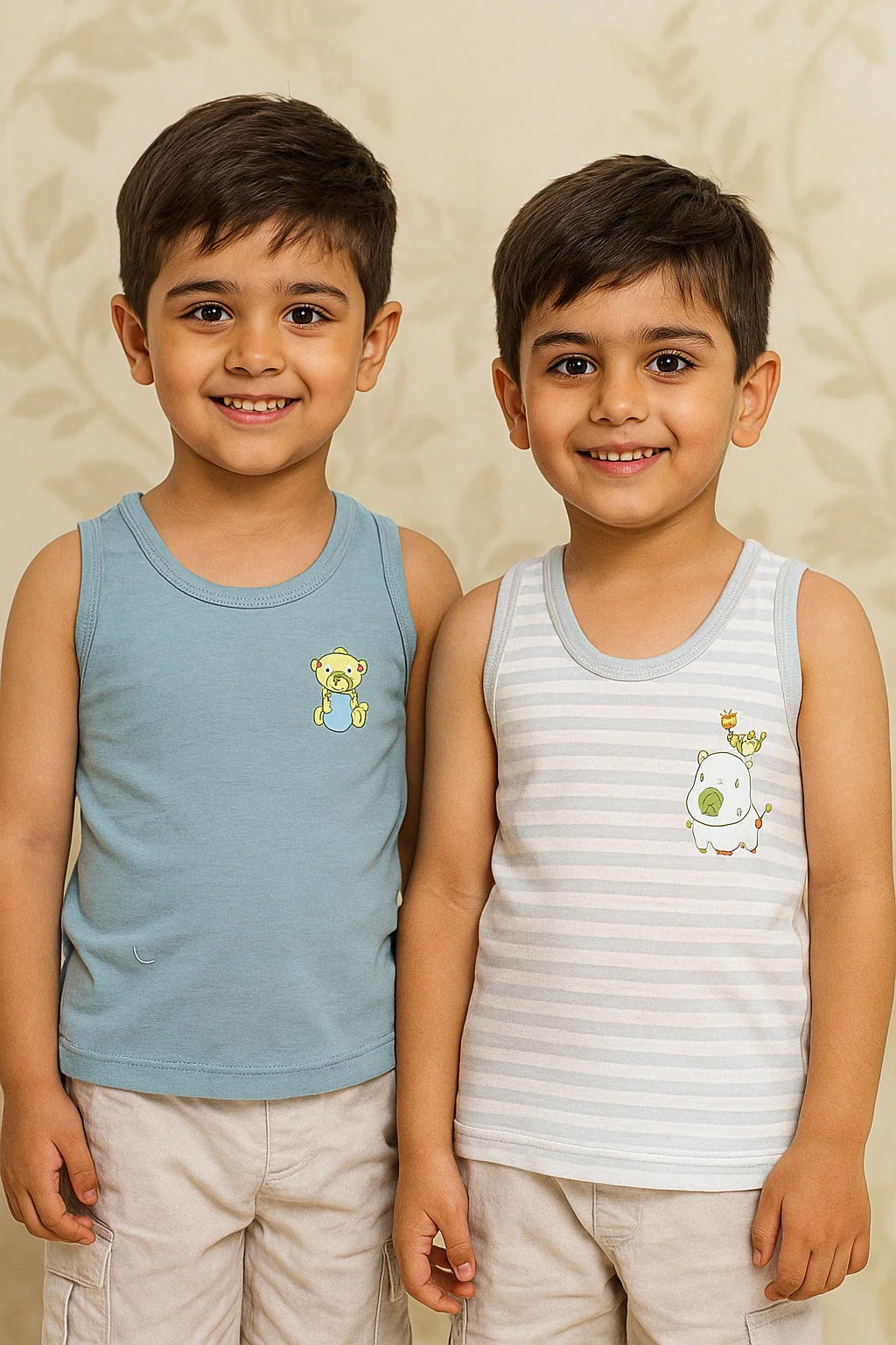 Baby 2Pcs Sandos Set Pastel Blue - Sunshine - Image 3