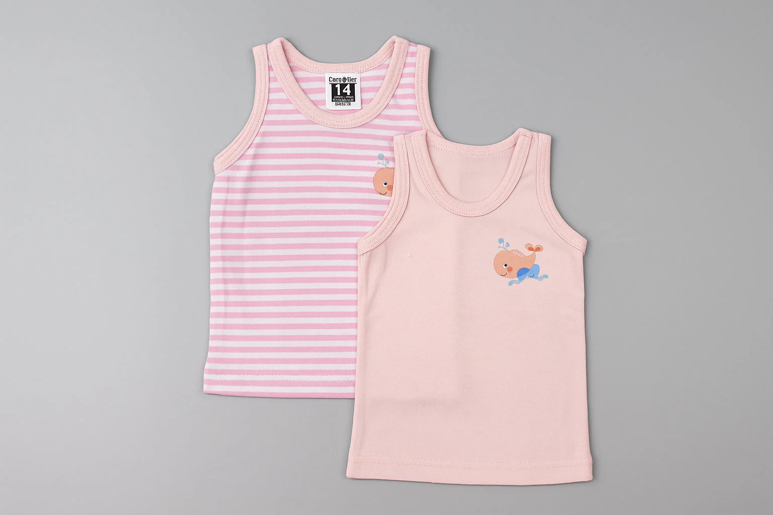Baby 2Pcs Sandos Set Stripes Pink - Sunshine - Image 4