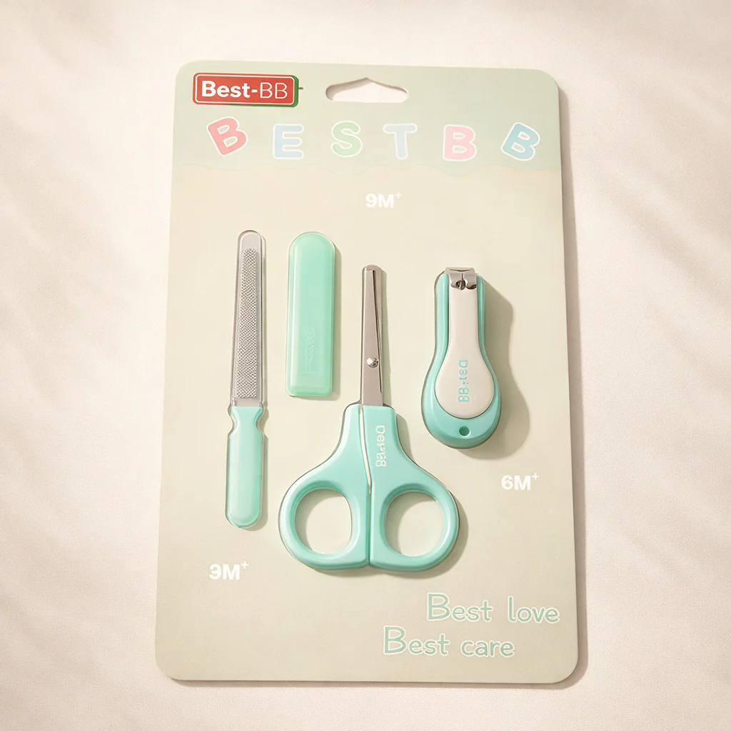 Baby 3Pcs Nail Care Set Blue - Sunshine