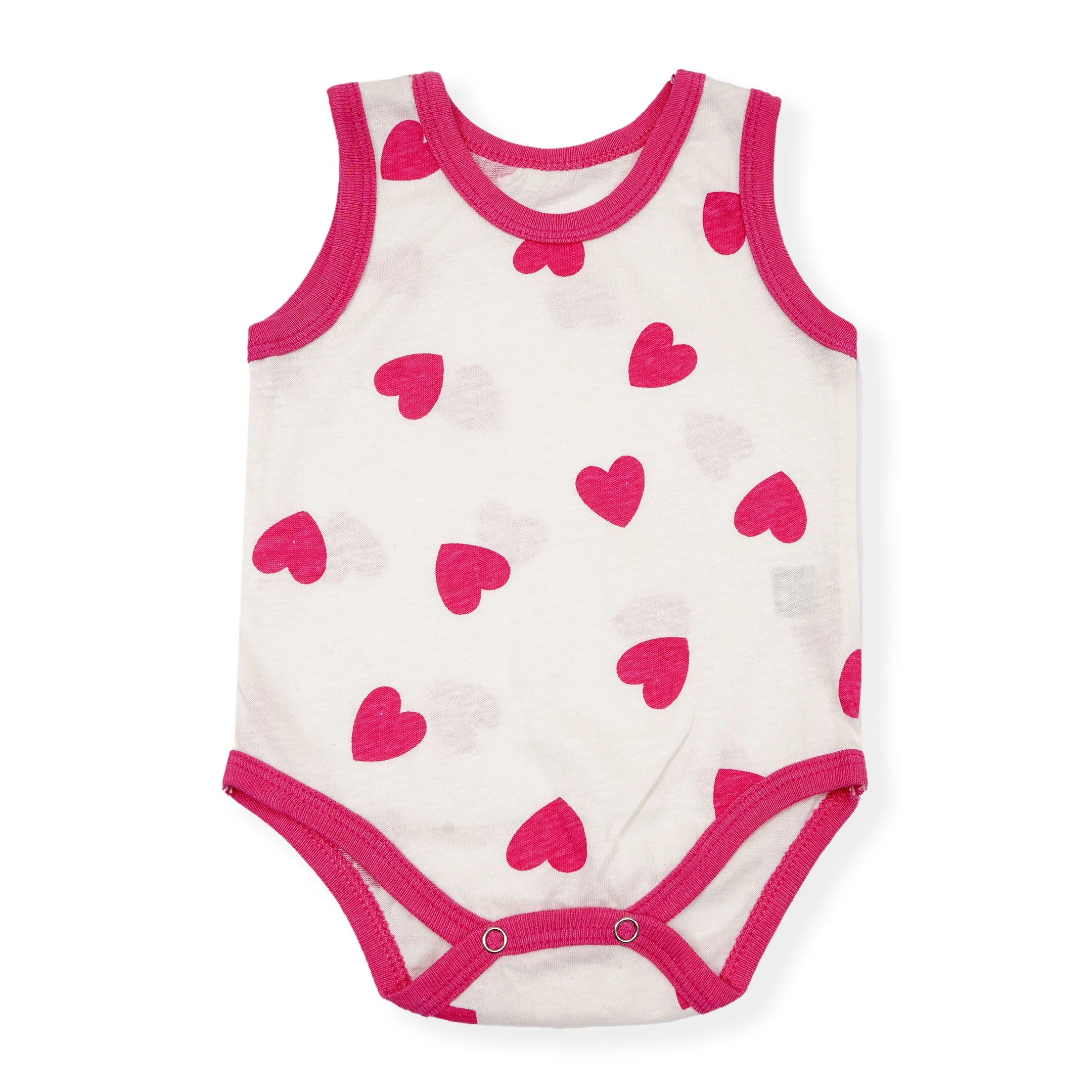 Baby 3Pcs Suit Set Flowers & Bee Pink - Sunshine - Image 3