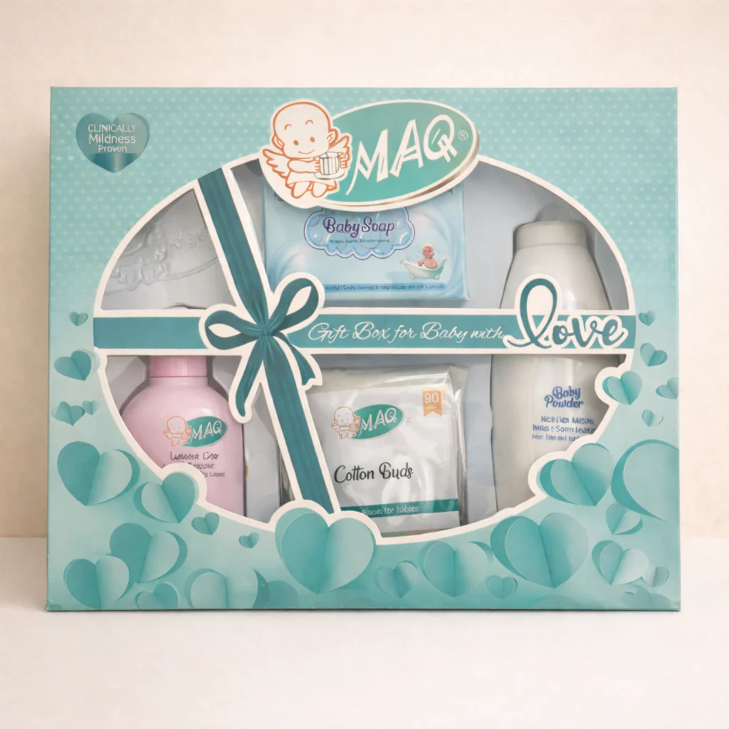 Baby 4Pcs Bath Set Blue - Sunshine