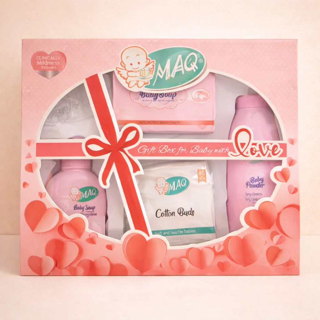 Baby 4Pcs Bath Set Pink - Sunshine