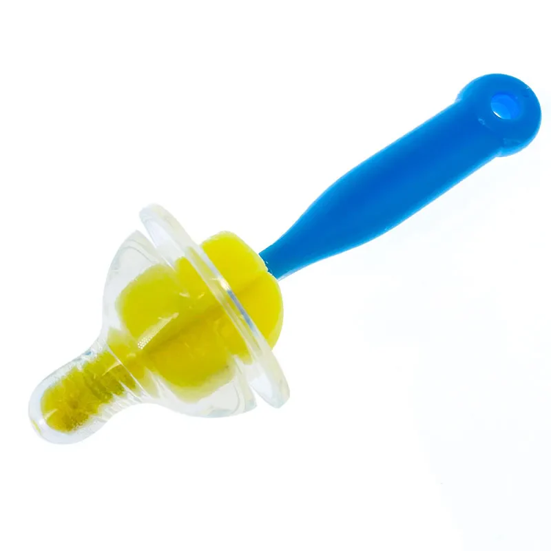 Baby 5Pcs Bottle & Nipple Brush Yellow - Sunshine - Image 5