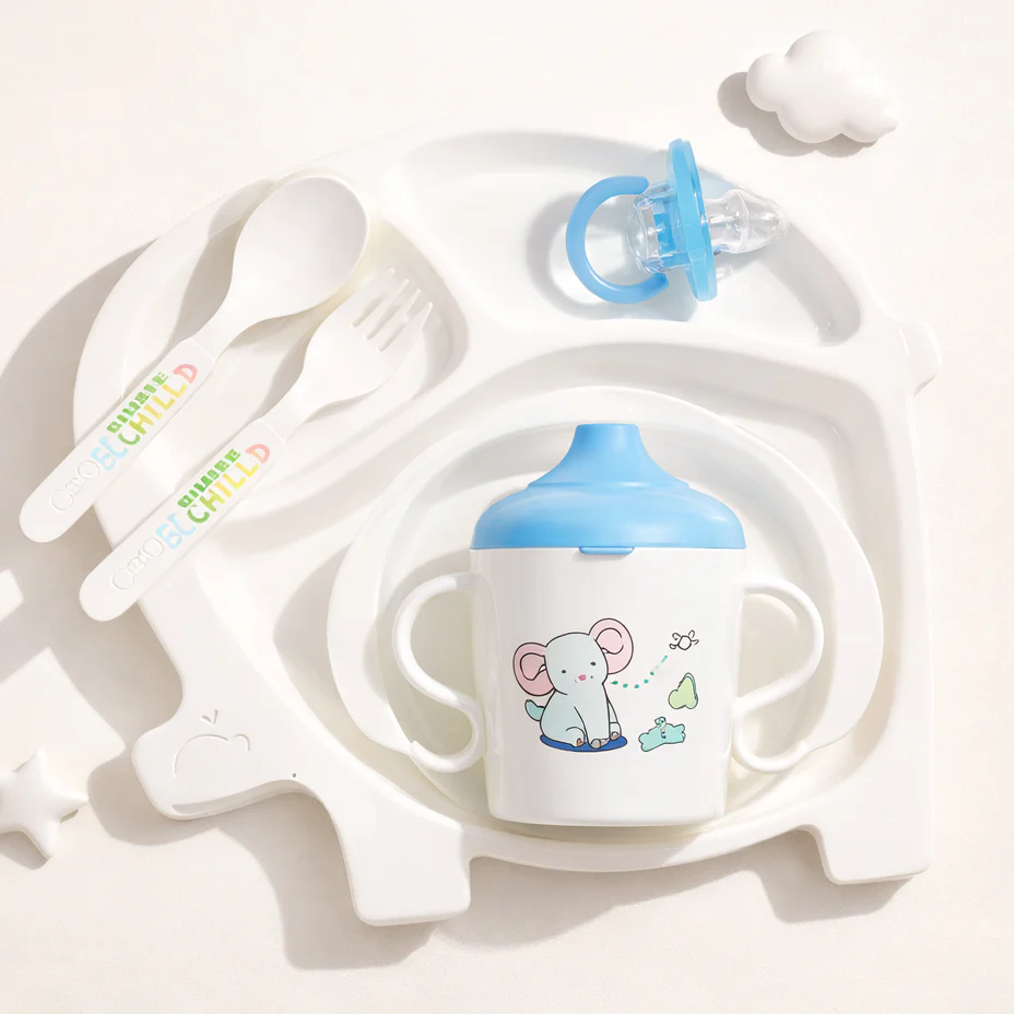 Baby 6Pcs Tableware Set Blue - Sunshine