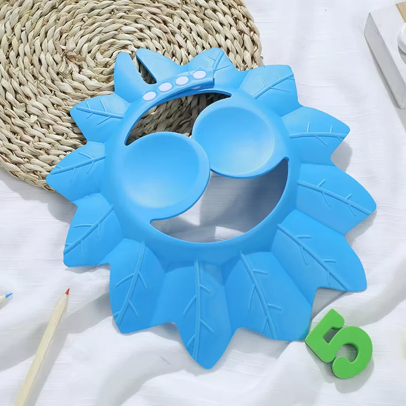 Baby Adjustable Bath Shampoo Shield Cap Blue - Topse