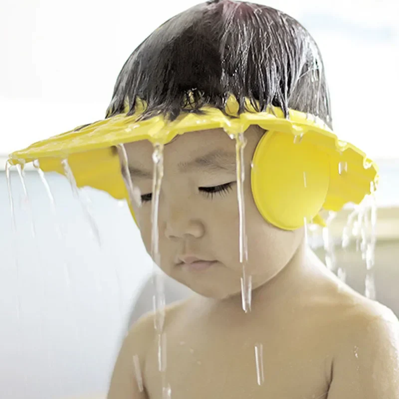 Baby Adjustable Bath Shampoo Shield Cap Green - Topse - Image 2