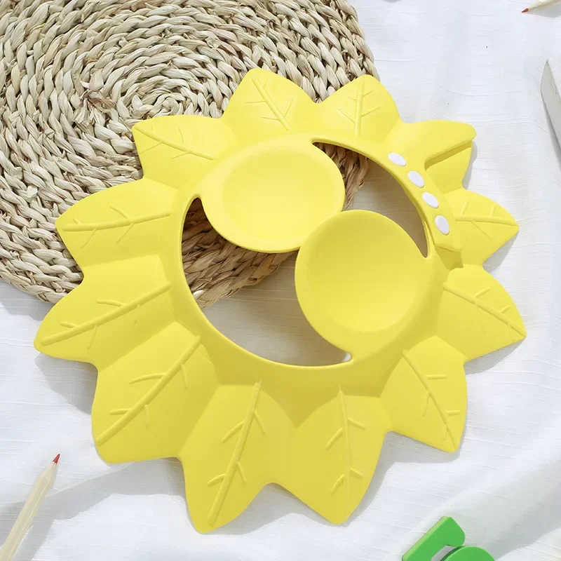 Baby Adjustable Bath Shampoo Shield Cap Yellow - Topse