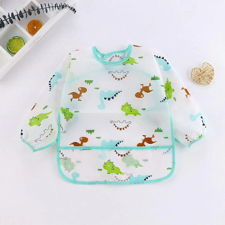 Baby Apron Bib Dinosaur See Green - Sunshine