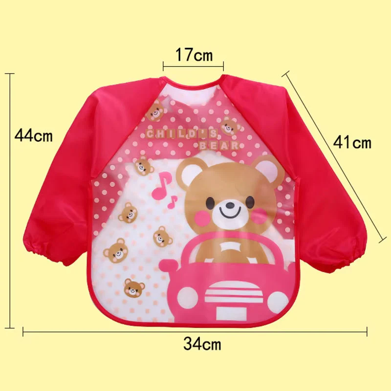 Baby Apron Bib Butterfly Pink - Sunshine - Image 2