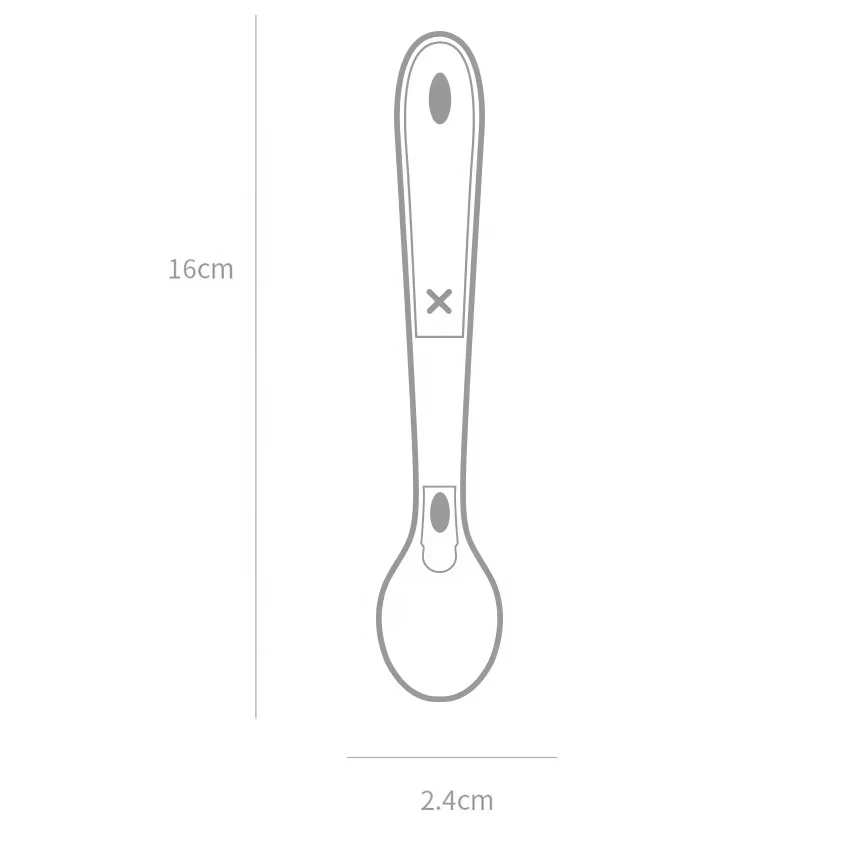 Baby Bendable Silicone Feeding Spoon Green - Sunshine - Image 3