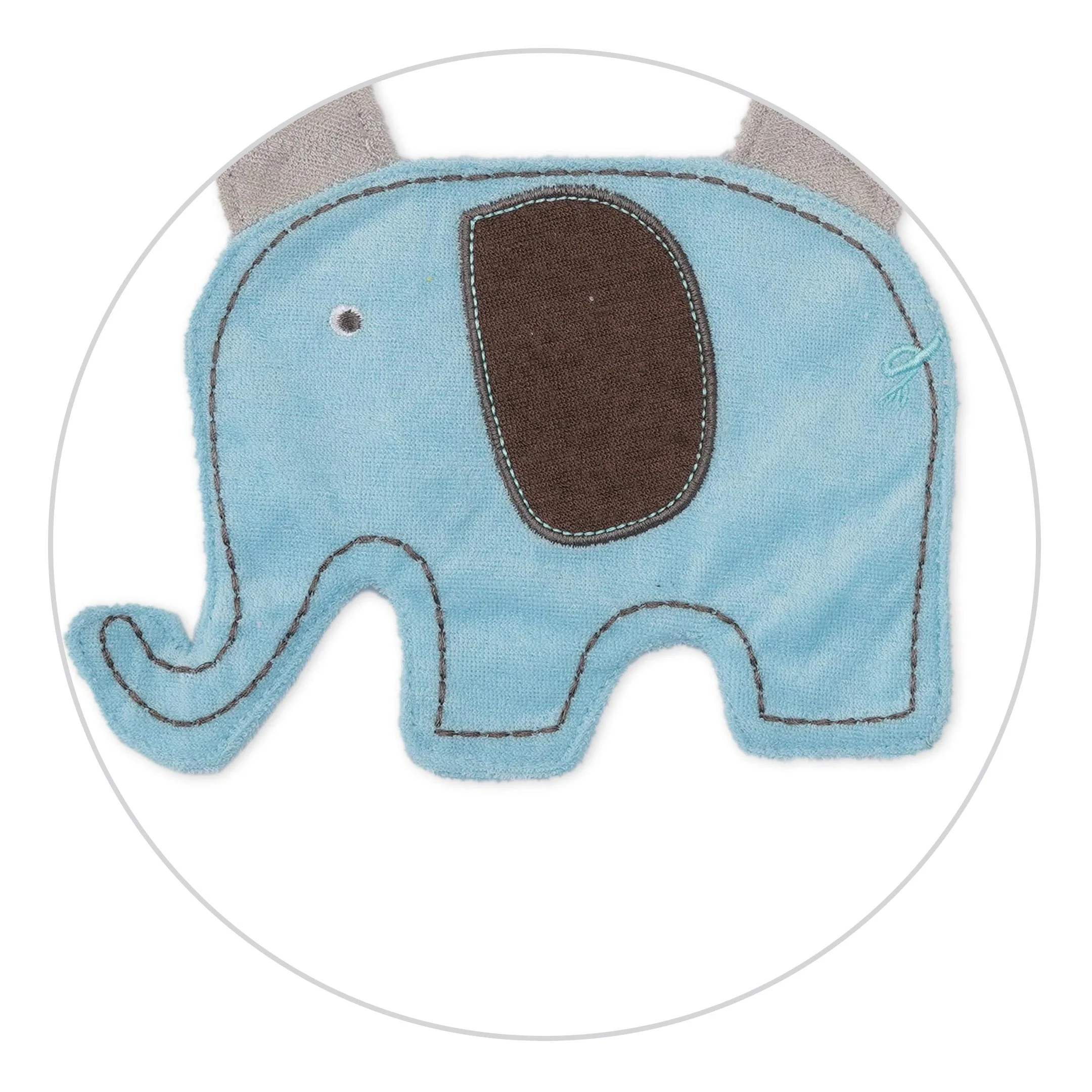 Baby Character Bib Blue Elephant - Sunshine - Image 3