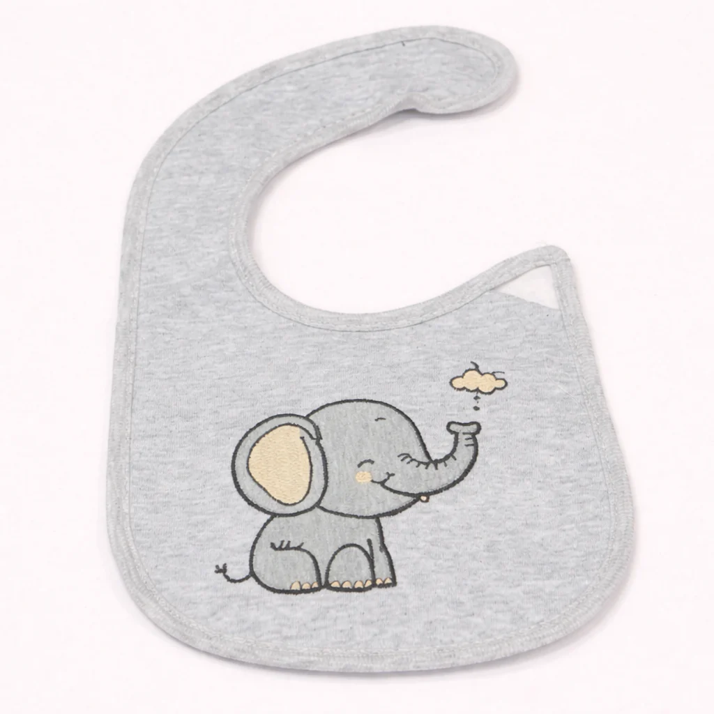 Baby Bib Elephant Grey - Sunshine