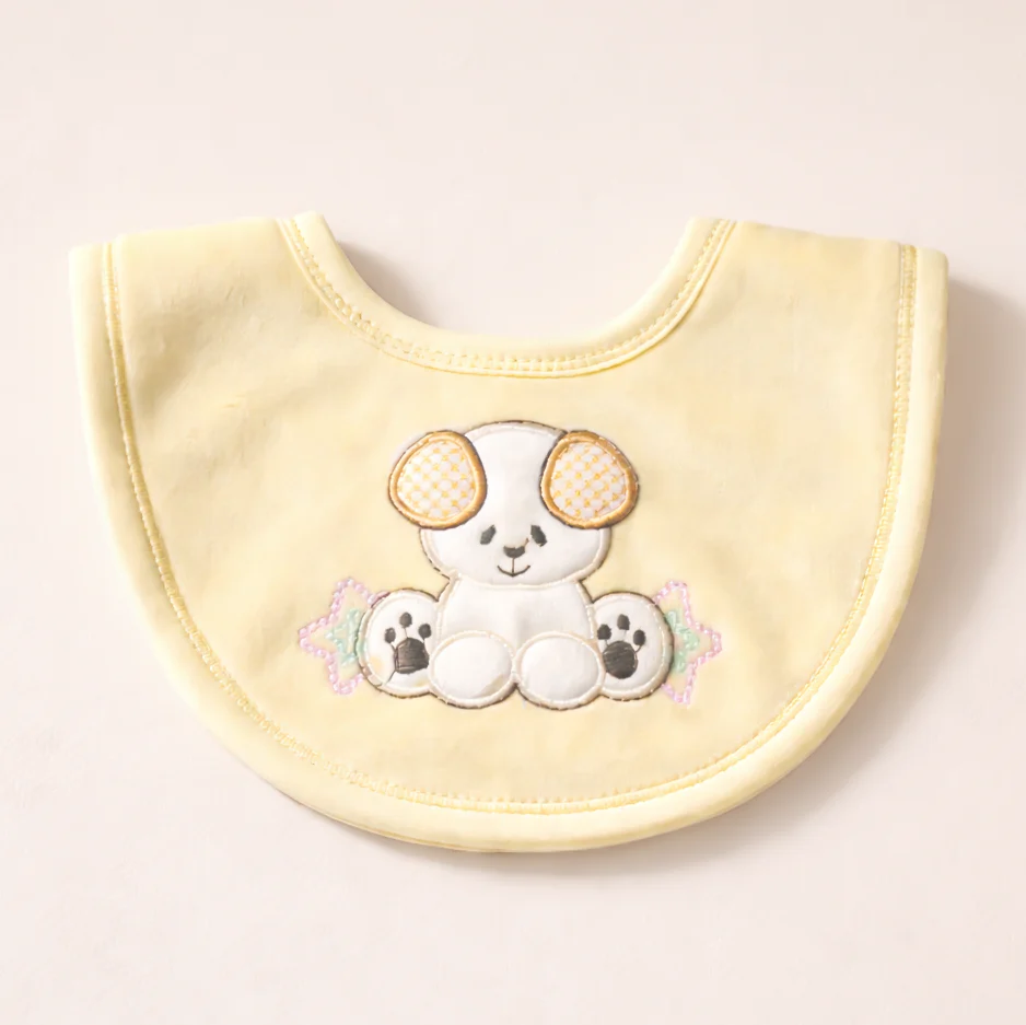Baby Bib Puppy Yellow - Sunshine