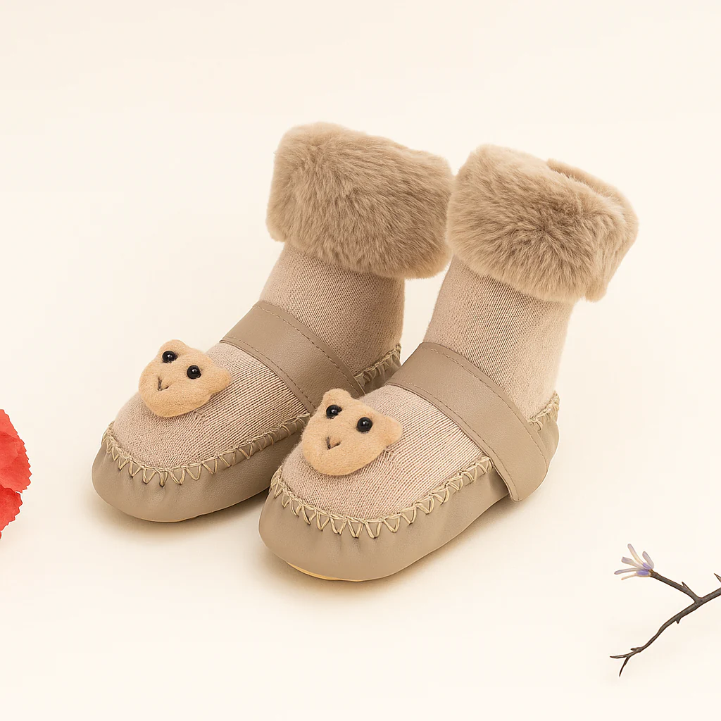 Baby Booties Brown - Sunshine