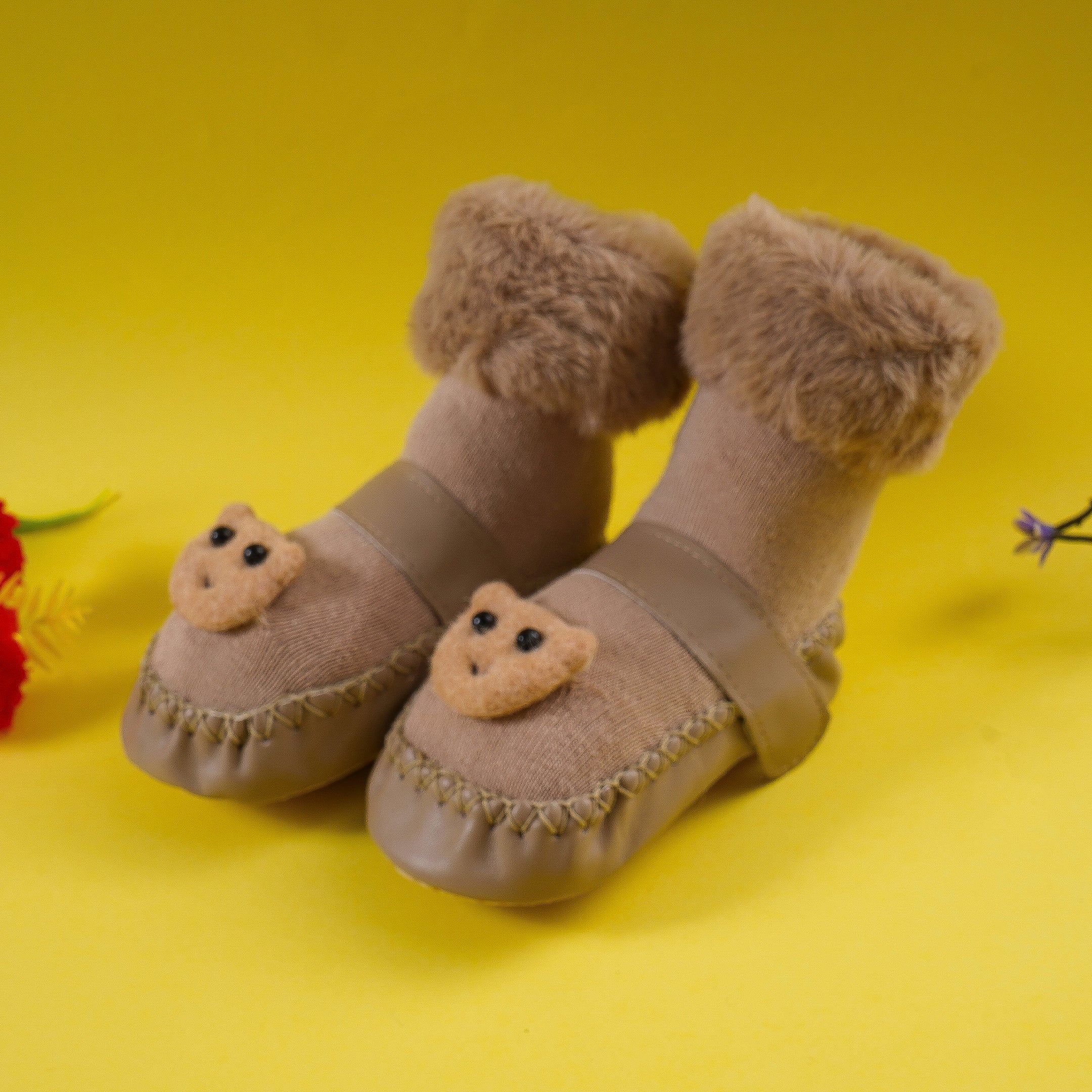 Baby Booties Brown - Sunshine - Image 3