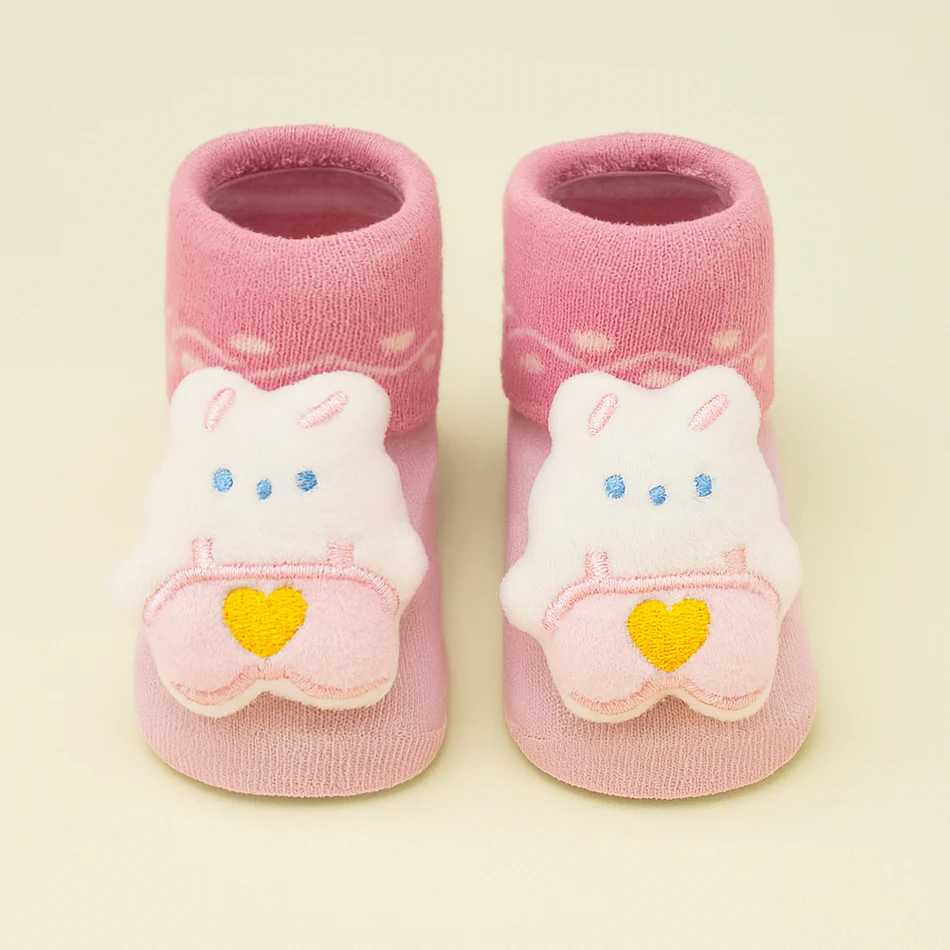 Baby Booties Cat Pink - Sunshine