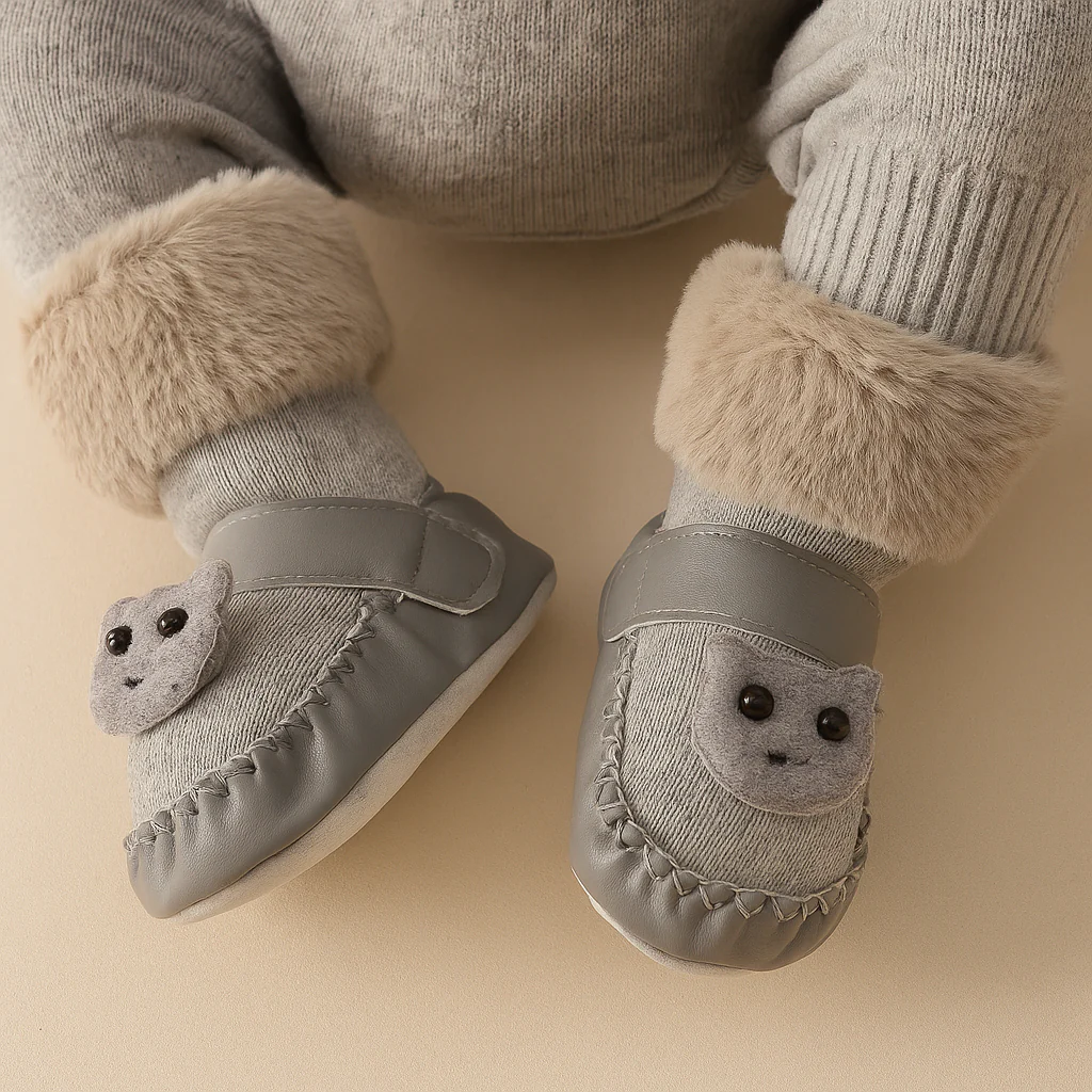 Baby Booties Grey - Sunshine