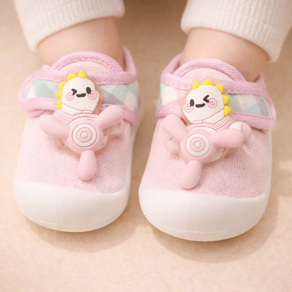 Baby Booties Monster Pink - Sunshine