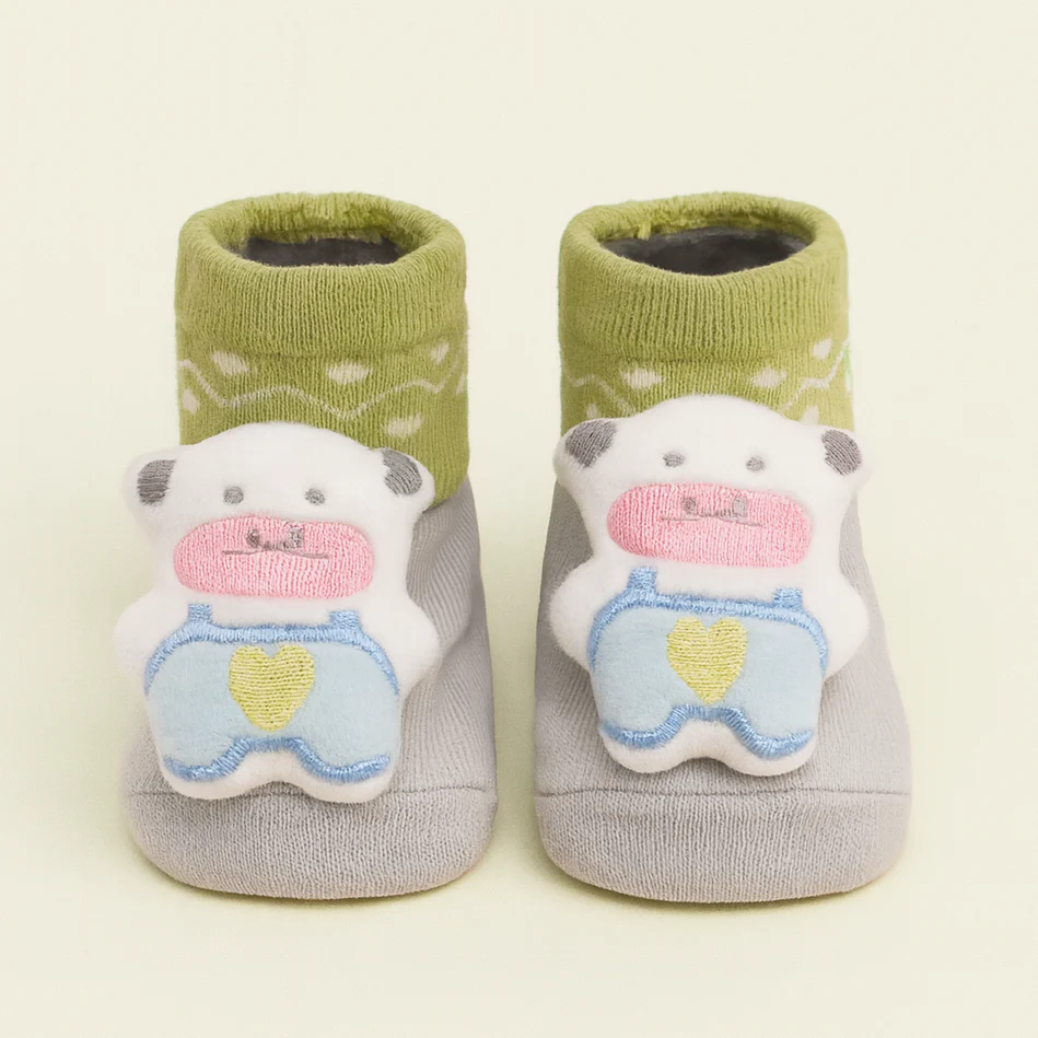 Baby Booties Moo Grey - Sunshine