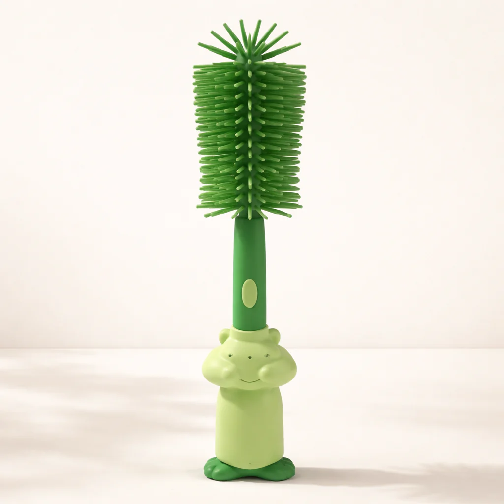 Baby Bottle & Nipple Brush Green - Sunshine