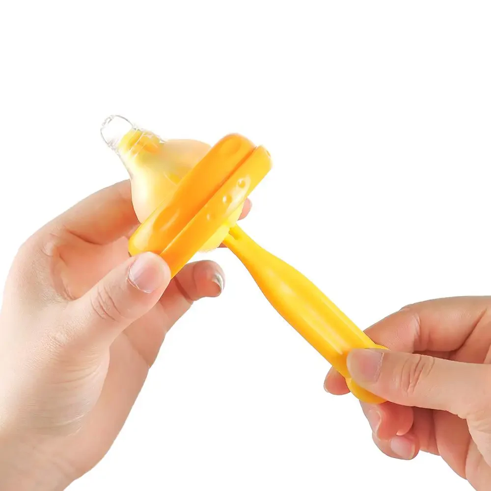Baby Bottle & Nipple Brush Orange - Topse - Image 2