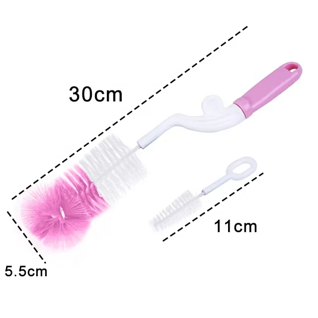 Baby Bottle & Nipple Brush Orange - Topse - Image 2