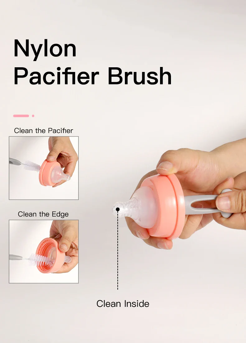 Baby Bottle & Nipple Brush Orange - Topse - Image 4
