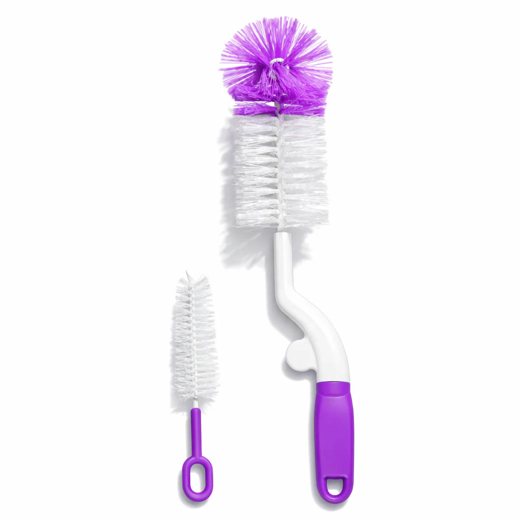 Baby Bottle & Nipple Brush Purple - Topse