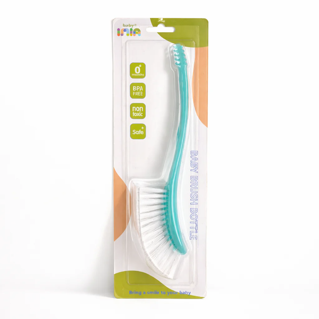 Baby Bottle & Nipple Brush Sea Green - Topse