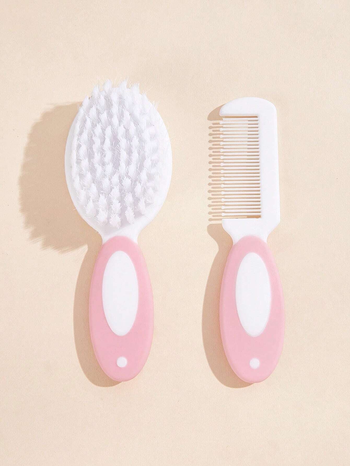 Baby Brush & Comb Set Pink Ml - Sunshine - Image 2