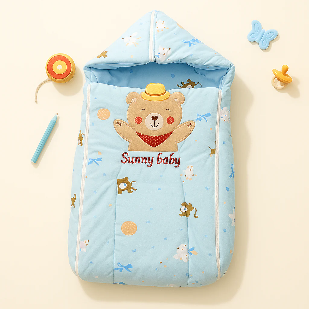 Baby Carry Nest Bear Blue - Sunshine