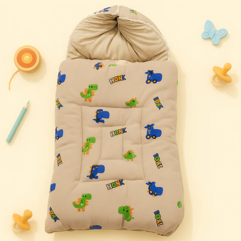 Baby Carry Nest Dino Brown - Sunshine