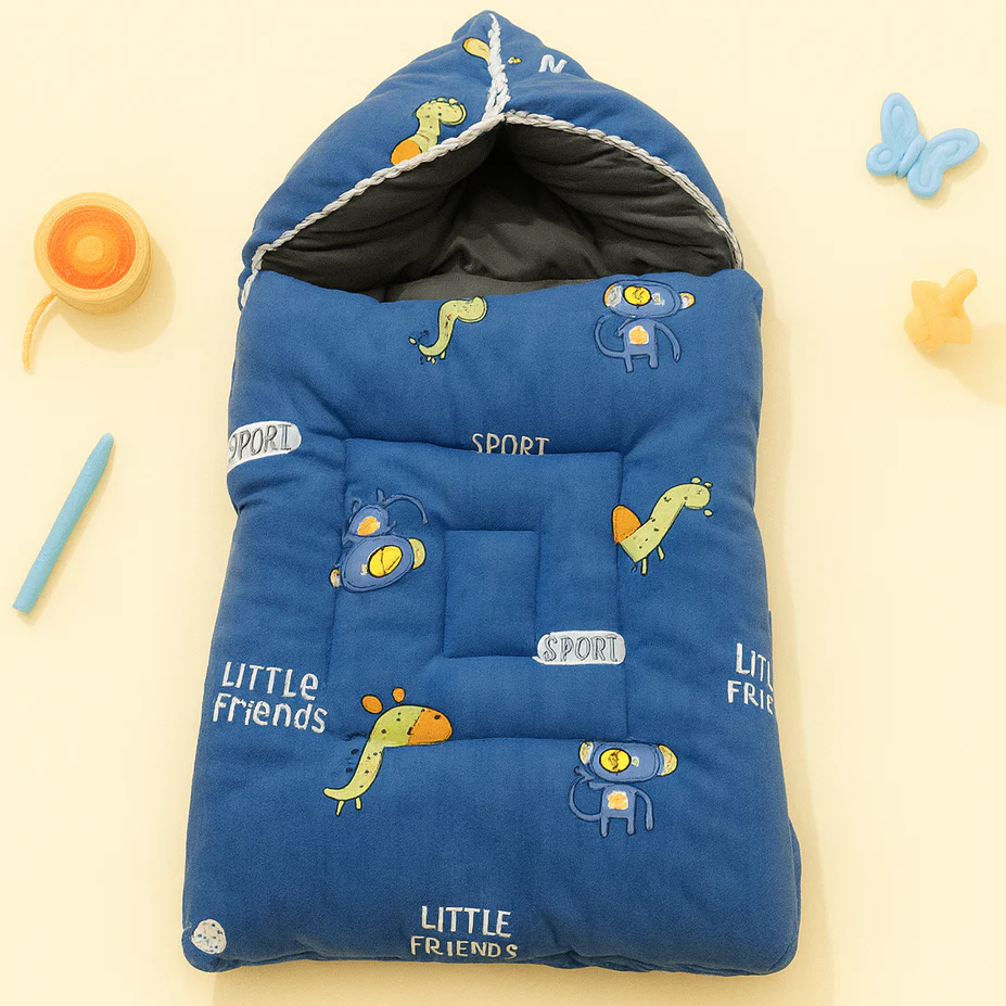 Baby Carry Nest Giraffe Royal Blue - Sunshine