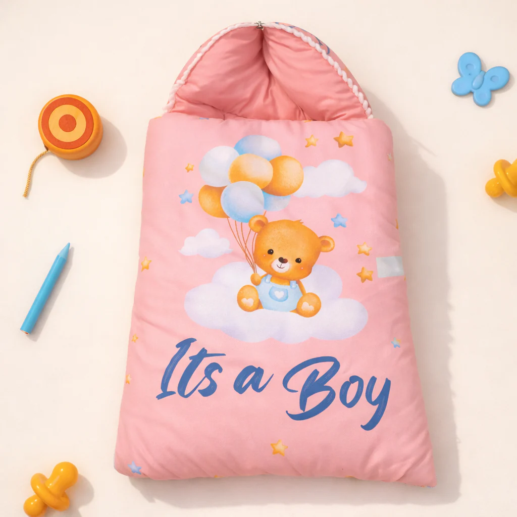 Baby Carry Nest Its A Boy Light Orange - Sunshine