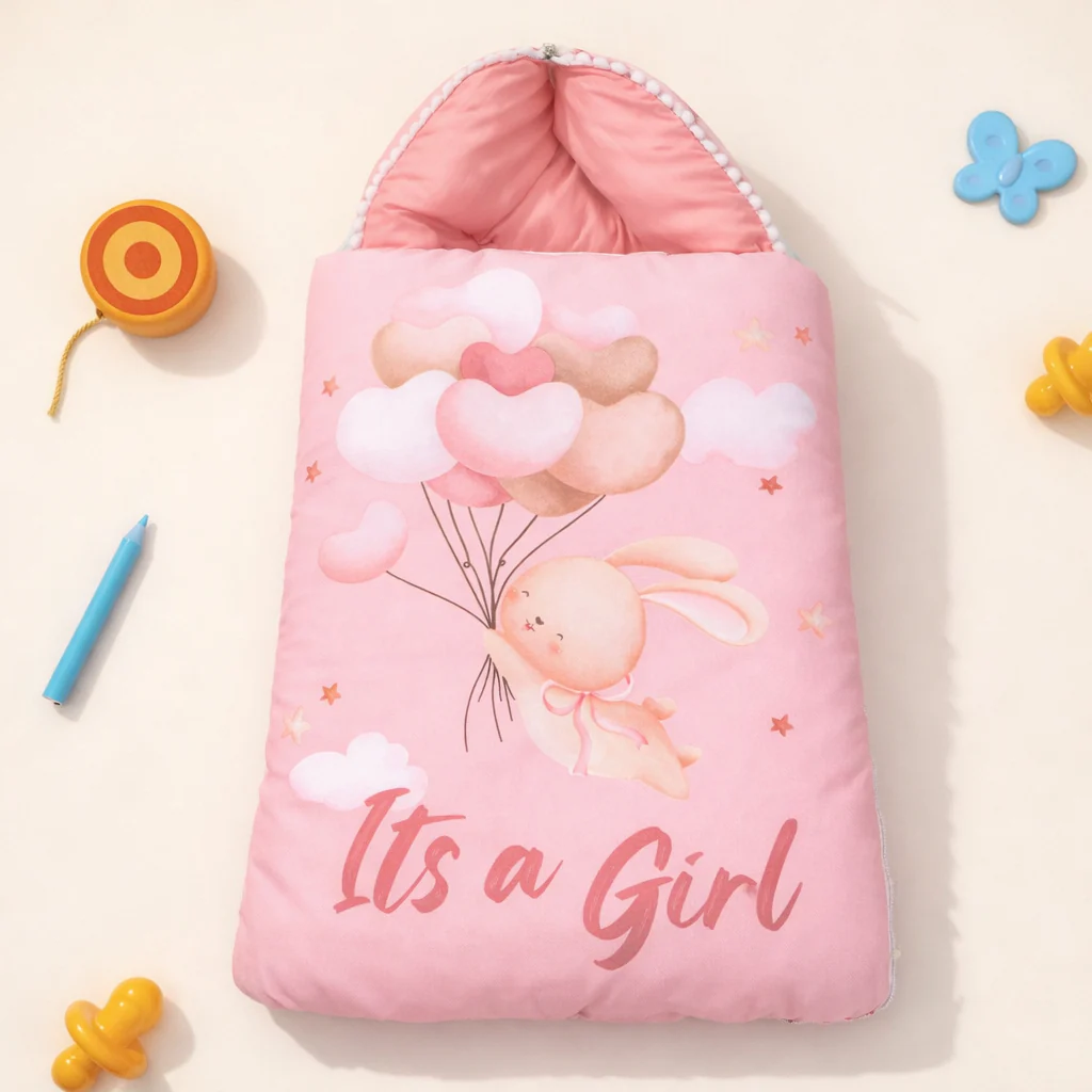Baby Carry Nest Its A Girl Pink - Sunshine