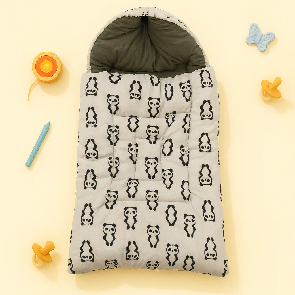 Baby Carry Nest Panda Grey - Sunshine