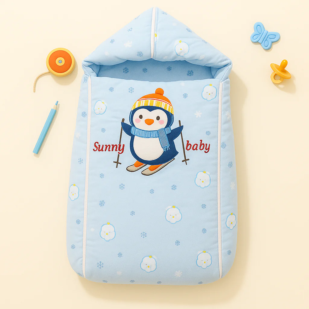 Baby Carry Nest Penguin Blue - Sunshine