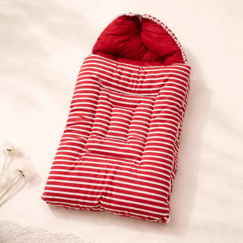 Baby Carry Nest Stripes Red - Sunshine