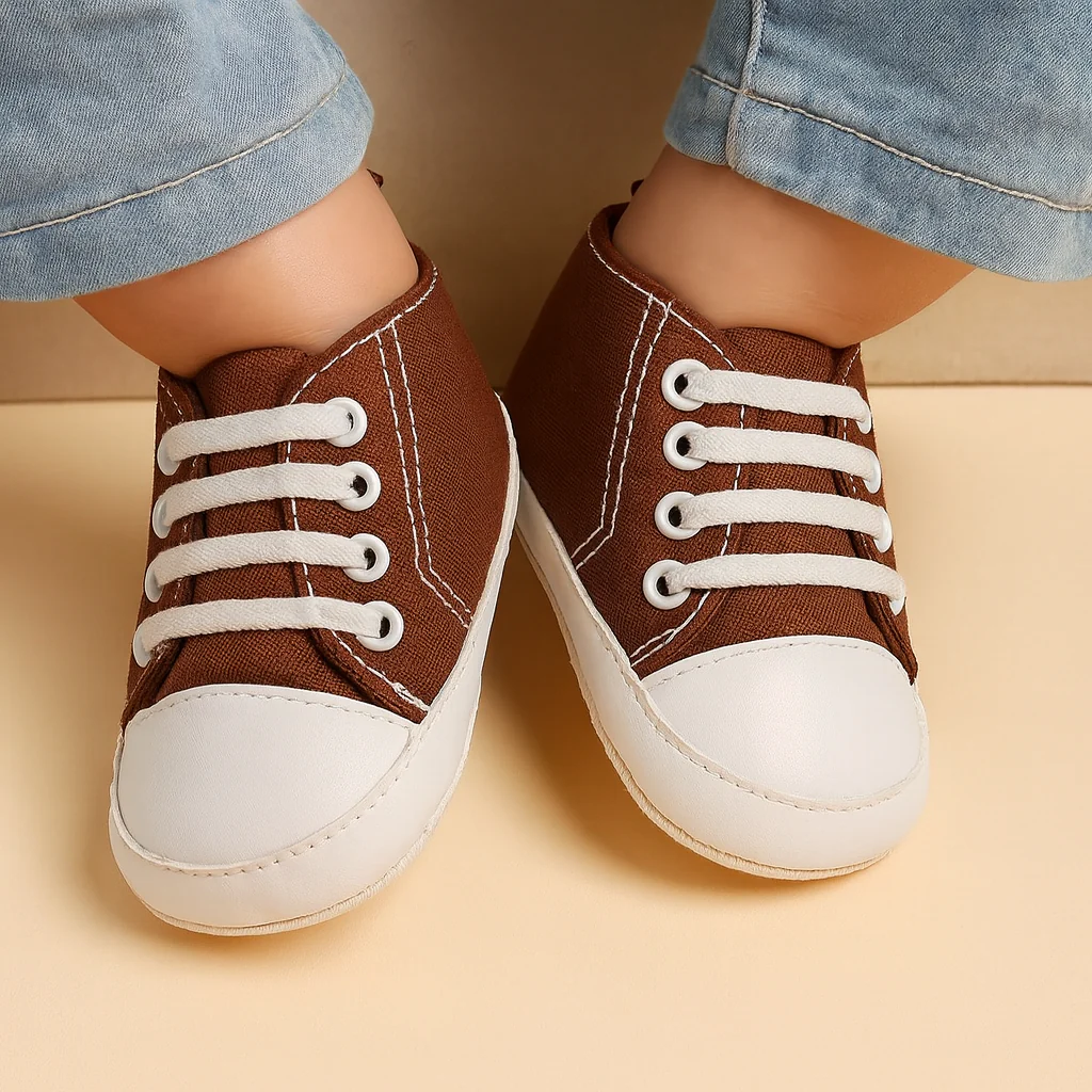 Baby Casual Shoes Brown - Sunshine - Image 2
