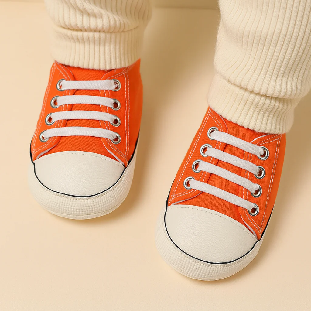 Baby Casual Shoes Orange - Sunshine - Image 2