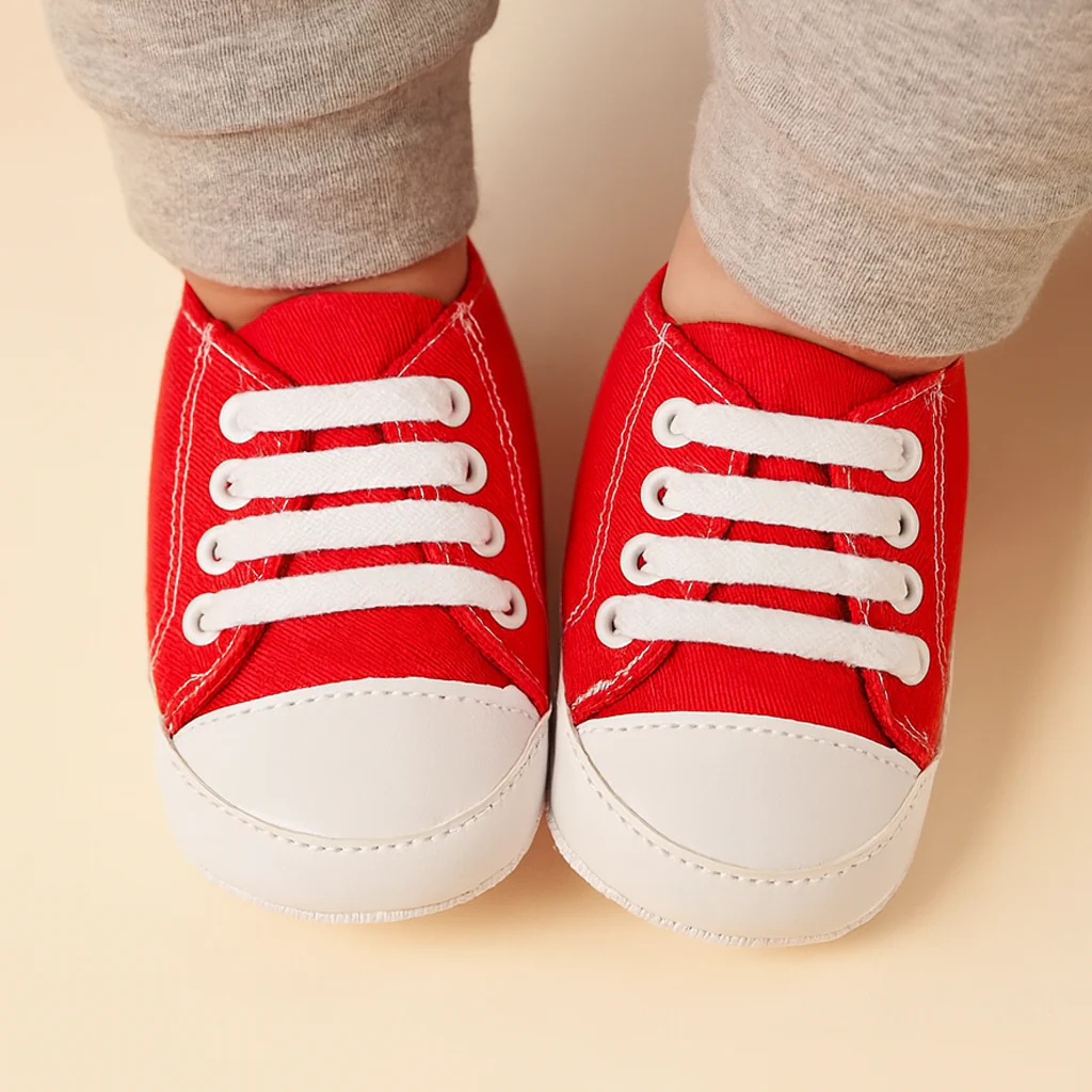 Baby Casual Shoes Red - Sunshine - Image 2